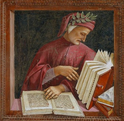 Luca Signorelli, Dante, affresco, 1499-1502