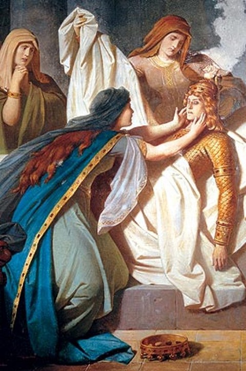 Death of Sigurd from Neuschwanstein Castle