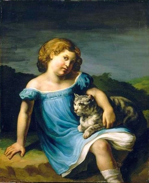 Portrait of Louise Vernet as a Child (1818-1819)