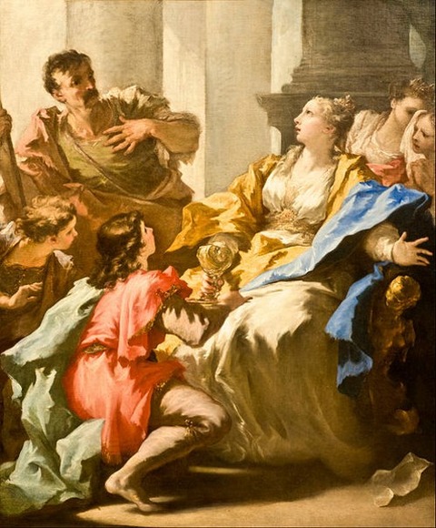 Giovanni Antonio Pellegrini Sophonisba 1708-13