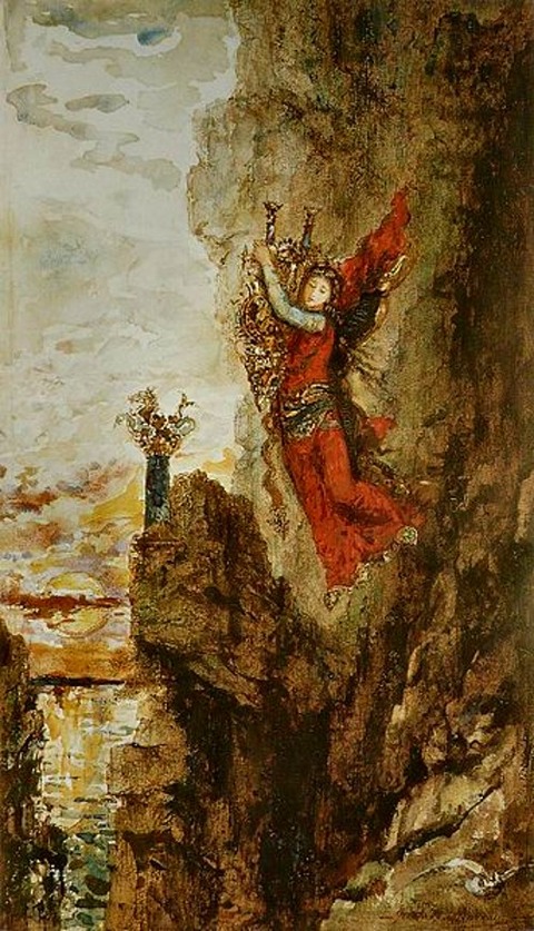 Gustave Moreau - Sapho à Leucade 1826-98