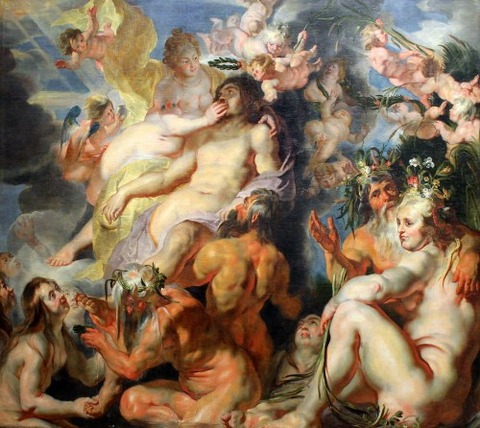 Jacob Jordaens. The Apotheosis of Aeneas. c.1617