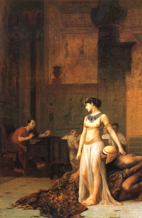 Jean-Leon Gerome  Cleopatra Before Caesar