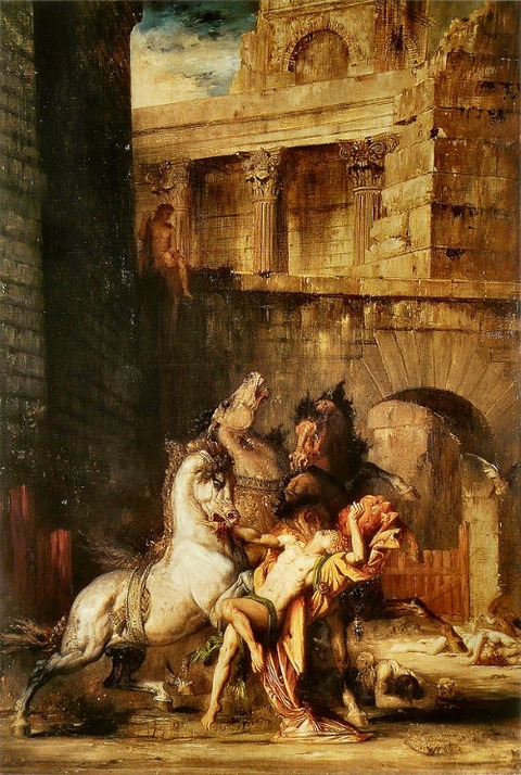 Diomedes Devoured By His Horses by Gustave Moreau