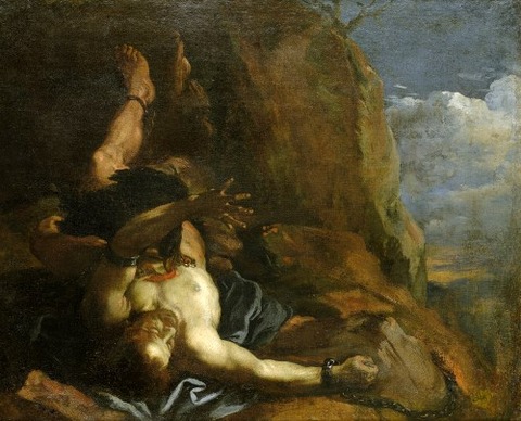 Prometheus Bound, anonymous 17th Italian