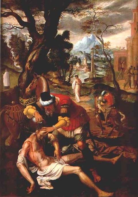 The Good Samaritan, attributed to Lanceloot Blondeel