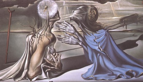 Tristan and Isolde, 1944 - Salvador Dali