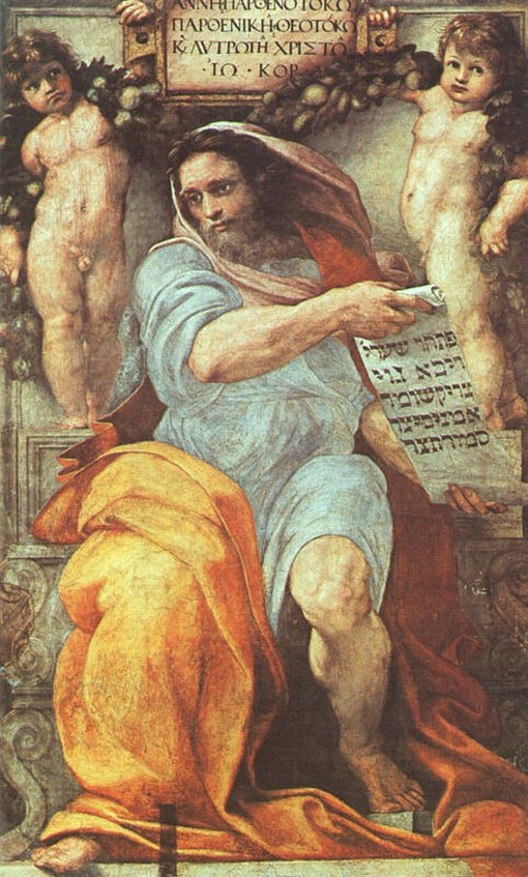 Raphael  The Prophet Isaiah fresco  1511-12