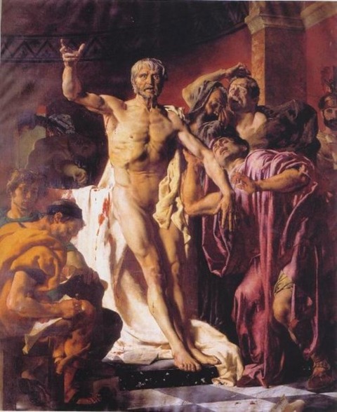 Joseph-Noël Sylvestre The death of Seneca