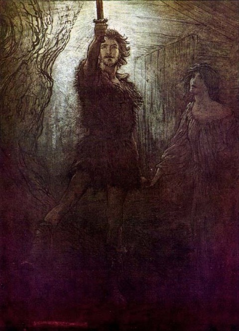 A depiction of Sigmund by Arthur Rackham 1910