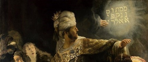 Belshazzar's Feast Rembrandt 1635-38　-