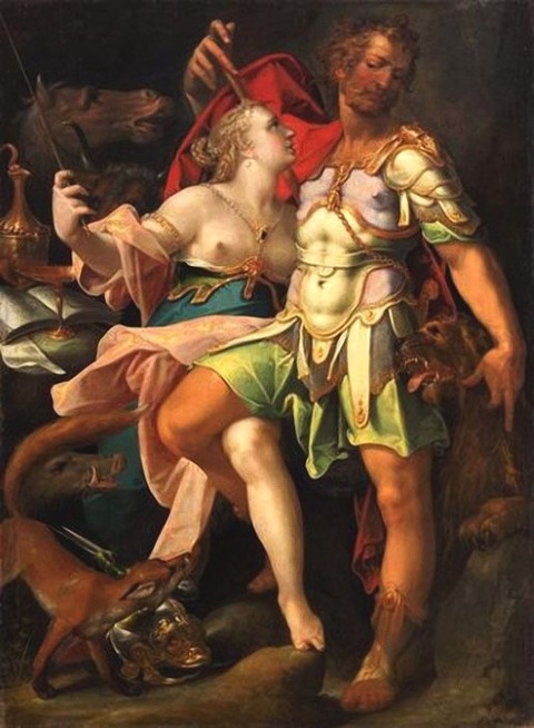 Odysseus and Circe by Bartholomaeus Spranger
