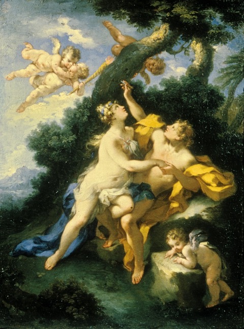 Angelica and Medoro  Michele Rocca 1720-50
