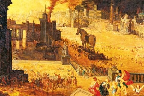 The Siege of Troy (Musée des Beaux-Arts, Blois, 17th)