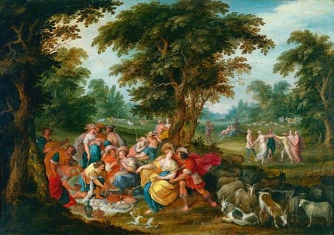 Frans Francken, Arcadia - The Golden Age