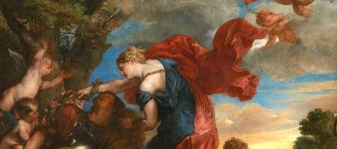 Armida discovers the sleeping Rinaldo by Anthony van Dyck -