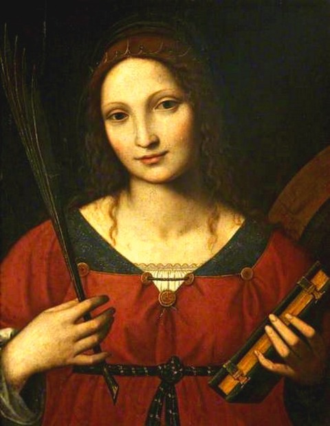 Bernardino Luini - Saint Catherine 16th