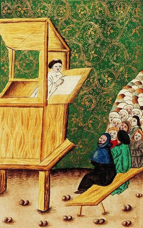 John Hus preaching 1490