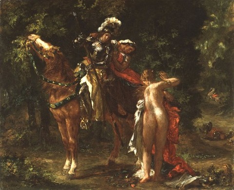 Marphise by Eugène Delacroix, 1852