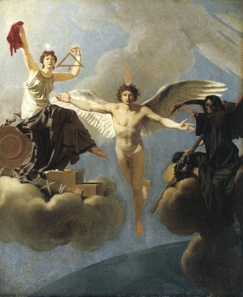 Jean-Baptiste Regnault France  Liberty and Death1795