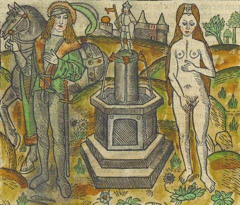 Legend of Melusine Antwerp 1491 Melusine and Counte Raymond