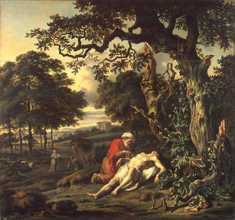 Jan Wijnants - Parable of the Good Samaritan 1670