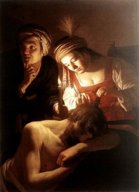 Samson and Delilah  Gerrit van Honthorst