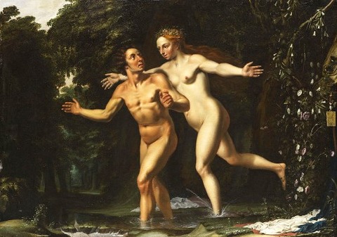 Hermaphroditus And Salmacis by Louis Finson