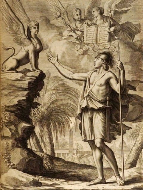 Frontispiece to Volume 1 of Oedipus Aegyptiacus (1652)