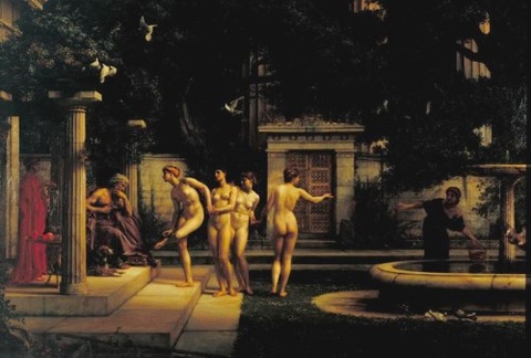 Edward Poynter A Visit to Aesculapius (1880)