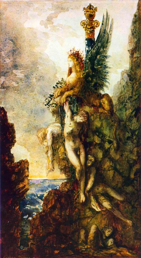 the-victorious-sphinx-1886 Gustave Moreau