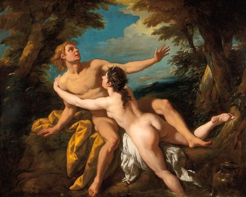 Salmacis And Hermaphroditus by Jean Francois de Troy 1679-1752
