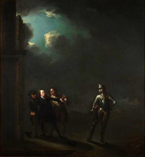 Benjamin Wilson, William Powell as Hamlet 1768–69