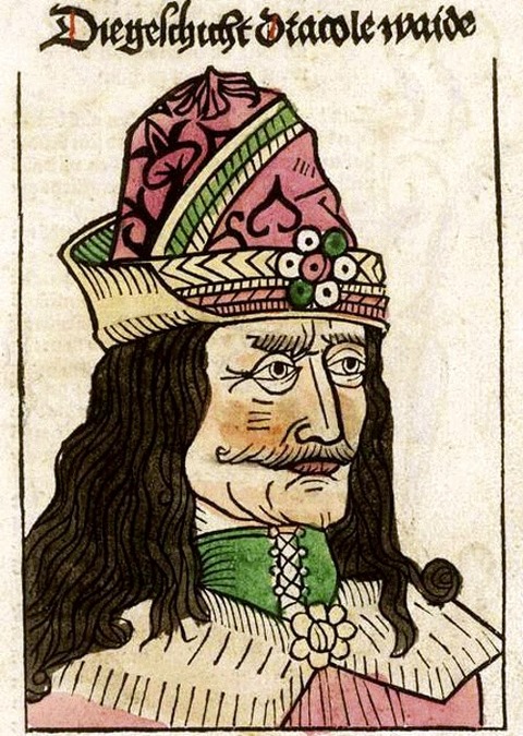 Vlad on the title page of a German 1488
