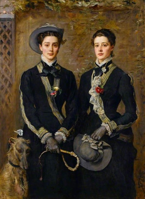 John Everett Millais Twins Grace and Kate Hoare 1876