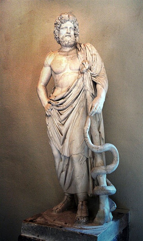 Statue of Asclepius,  Museum of Epidaurus Theatre