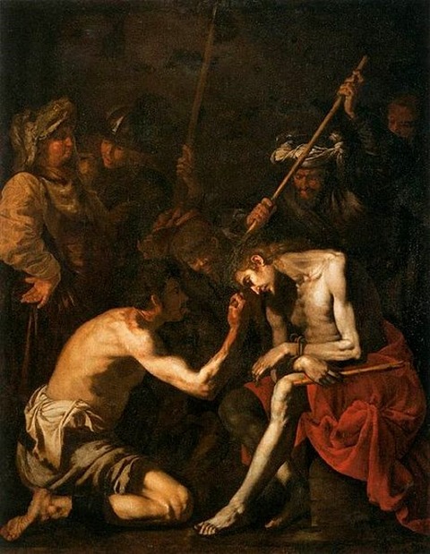 17th unknown painters - Mocking of Christ