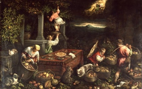 Leandro Bassano  1580  element earth