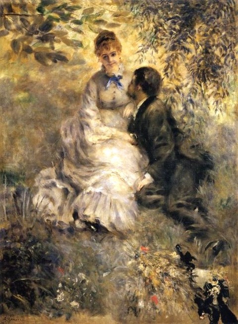 The Lovers  Pierre Auguste Renoir