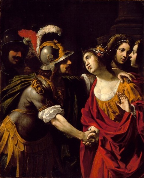 Dido and Aeneas, by Rutilio Manetti (c. 1630)