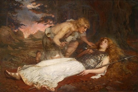 Siegfried And Brunnhilde by Charles Ernest Butler