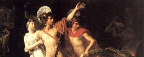 ギリシャ神話のカストルとポルックスの絵画12点。ふたご座の元に