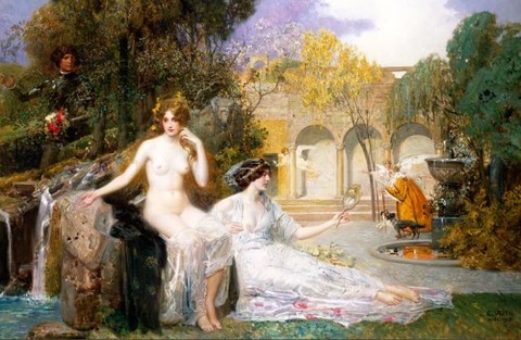 Fountain Of Youth Artwork by Eduard Veith