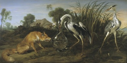 The fable of the fox and the crane Frans Snyders