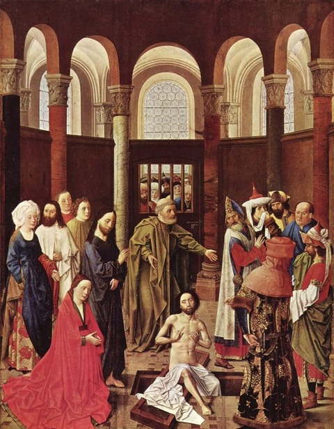 Ouwater, Aelbert van - The Raising of Lazarus -  1445