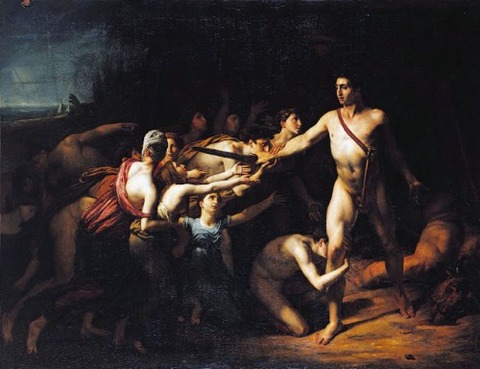  French Theseus the Victor of the Minotaur  1807