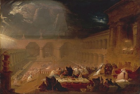 John Martin, Belshazzar's Feast, c. 1821