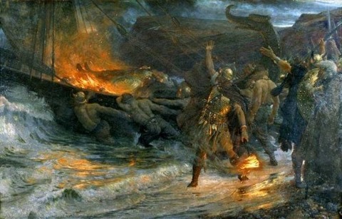 the-funeral-of-a-viking-1893_Frank Dicksee