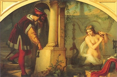 Melusine  Julius Hübner 1844