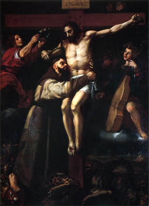 ribalta_francisco  磔刑のキリストを抱く聖フランチェスコ